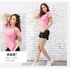 [高腰加大版]瑜伽服夏季文胸短裤短袖大码跑步服健身服运动套装女 商品缩略图4