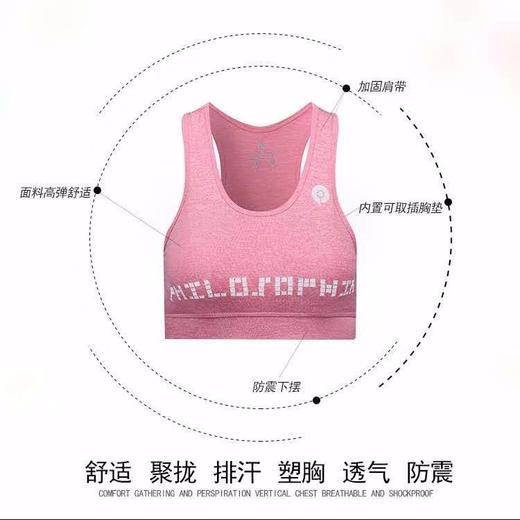 [高腰加大版]瑜伽服夏季文胸短裤短袖大码跑步服健身服运动套装女 商品图7