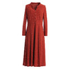 乔万尼秋装流行修身气质红色波点长袖连衣裙女士中长款EN3E311201 商品缩略图4