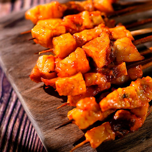 限广东重庆仓牛油粒串20串烧烤食材半成品20串辣