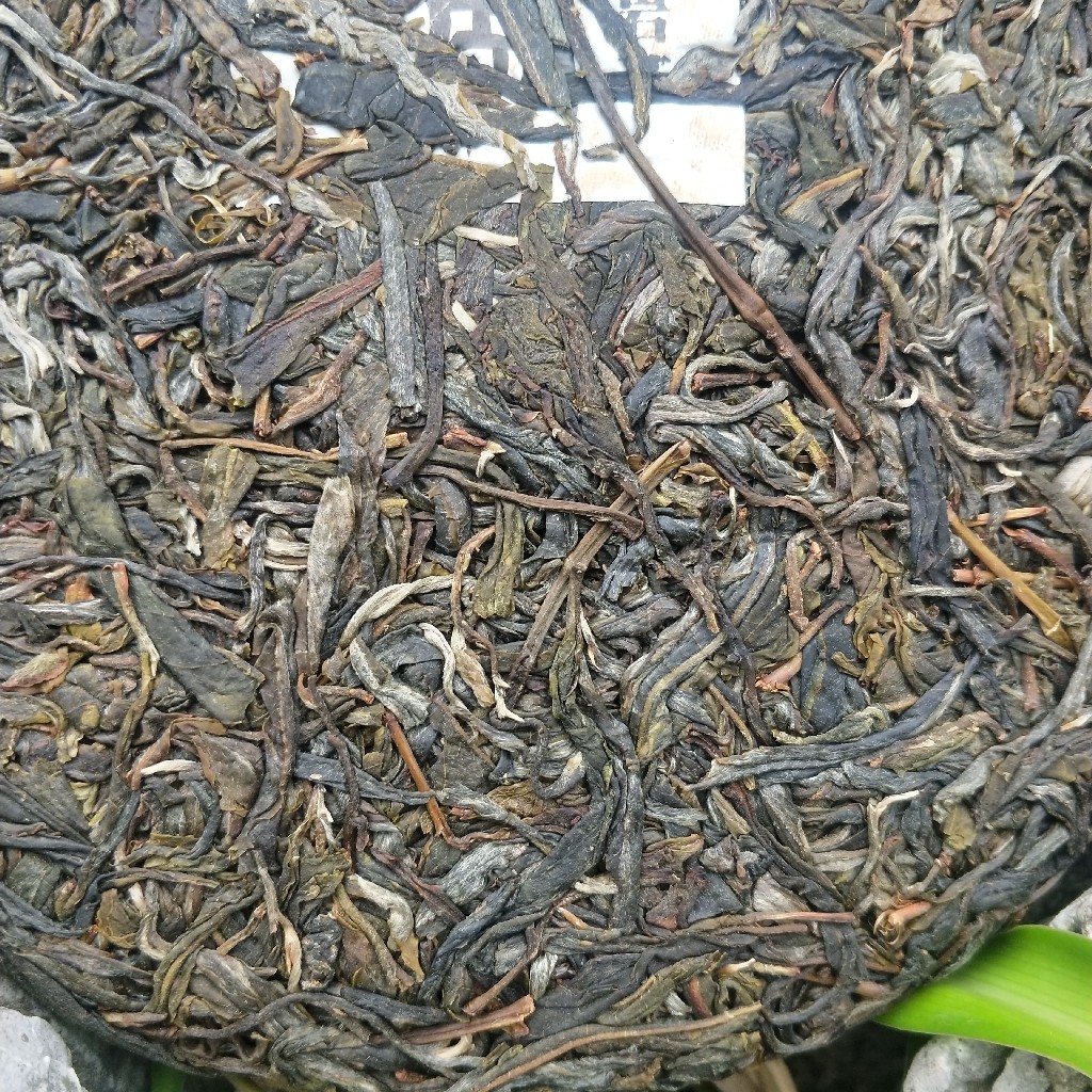 超典型的邦东大黑叶曼岗岩茶头春357为线下茶商做的一批