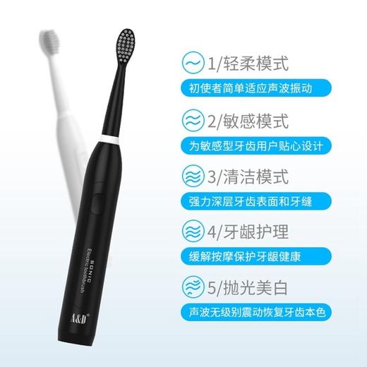 〖高颜值智能电动牙刷〗艾立德电动牙刷成人儿童声波充电牙刷防水软毛美白情侣牙刷 商品图5