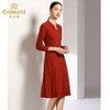 乔万尼秋装流行修身气质红色波点长袖连衣裙中长款EN3E311 商品缩略图1
