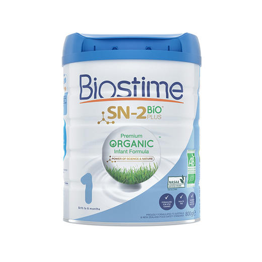 澳版】BIOSTIME/合生元 有机益生菌配方奶粉 1段 800G保税JPY带授权招加盟代理 商品图3