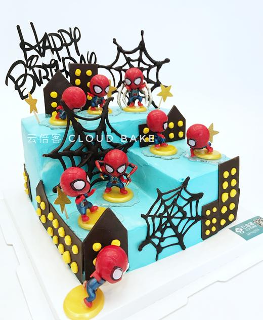 【蜘蛛侠场景蛋糕】新款上架！ 商品图1