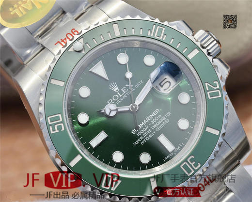 NAIL劳力士水鬼。男士腕表，精钢表带，自动机械机芯，密底。十大特色：1陶瓷圈：绿色陶瓷圈达到正品99% 的翠绿，黑水鬼达到100%无色差。 商品图4