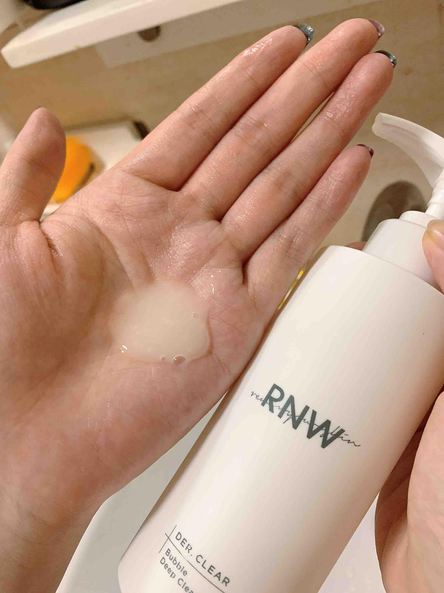 rnw氨基酸洗面奶韩国温和清洁毛孔清爽男女士自动发泡沫洁面200ml