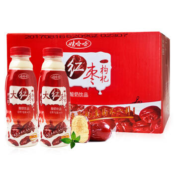 娃哈哈 大红枣枸杞酸奶450ml*15瓶