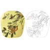 龚雪青花鸟白描底稿-柿子小鸟小品-多种白描尺寸可选-XQ42 商品缩略图0