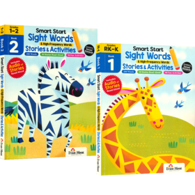【4-10岁推荐】Evan Moor Sight words 2册 英语高频词积累必备