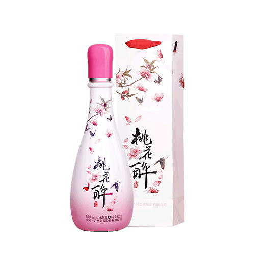 【泸州老窖酒名堂】22度 桃花醉 500ml 时尚版 商品图0