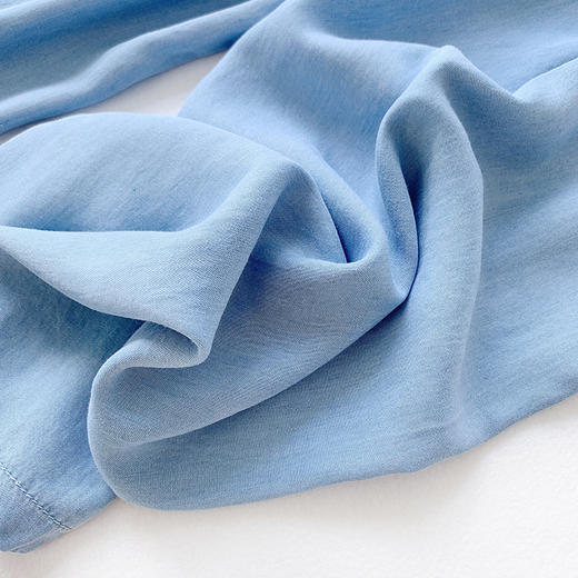 QY-836高腰天丝阔腿宽松垂感冰丝超薄直筒休闲裤TZW 商品图2