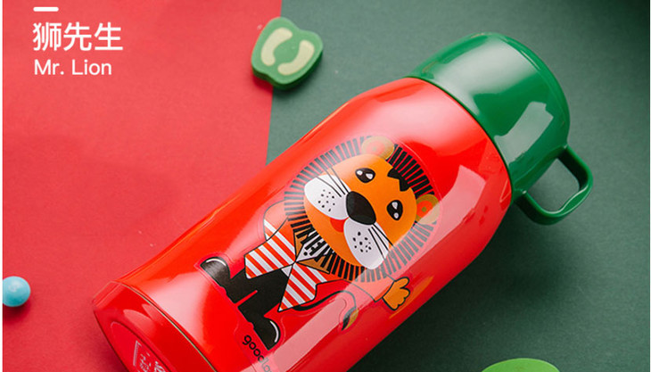 熊本士儿童保温杯经典款6色可选620ml6色可选
