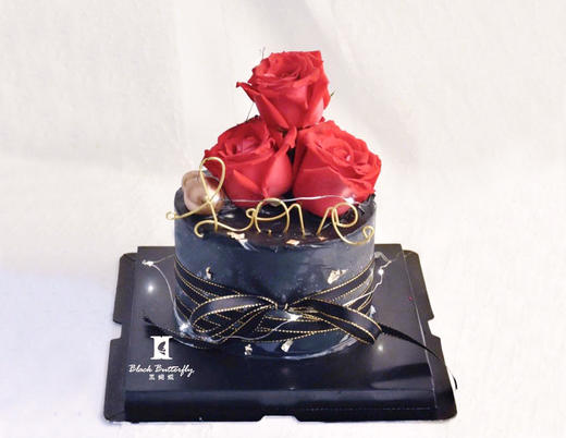 【七夕订制】浪漫星空许愿盒（套餐内含：蛋糕、玫瑰礼盒、告白卡片） 商品图1