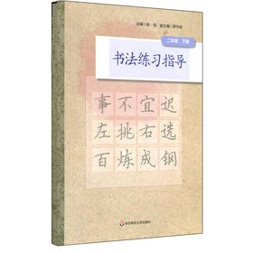 书法练习指导 二年级下册 中学书法教材 紧扣中小学书法教育指导纲要 培养汉字书写实用能力 正版 华东师范大学出版社