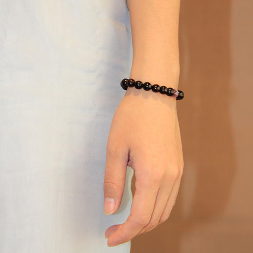 【博物馆】紫水晶小叶紫檀diy手串0.8女款90015557 商品图1