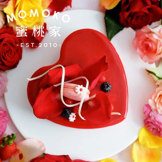 千层心--草莓乳酪啫喱慕斯蛋糕【草莓果茸 夹心慕斯】 商品图2
