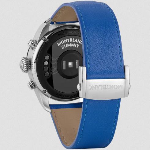 万宝龙 Montblanc 智能腕表SUMMIT 2系列精钢表壳配皮革表带 U0123855 商品图4
