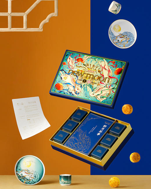 NEW MOON《新月茶事》--- 中秋月饼茶具礼盒 商品图3