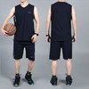 【篮球衣】篮球服套装男透气健身跑步服无袖背心短裤 商品缩略图2