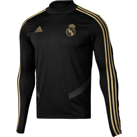 小李子:专柜正品adidas阿迪达斯皇马训练运动长袖套头衫男DX7836 商品图4