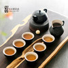 【LOHAS陆宝 禅风黑尊爵茶礼】茶具礼盒套装 茶礼陶瓷茶具送礼自用高端功夫茶具套组当代人文美学茶壶茶杯茶盘 整套茶组茶礼品 功夫茶具 伴手礼一壶六杯茶盘【台湾陆宝】 商品缩略图0