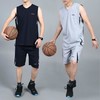 【篮球衣】篮球服套装男透气健身跑步服无袖背心短裤 商品缩略图0