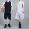 【篮球衣】篮球服套装男透气健身跑步服无袖背心短裤 商品缩略图1