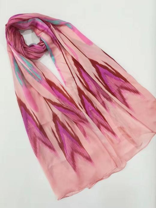 新疆凤尾花艾得莱丝丝巾（仿真丝） 商品图5