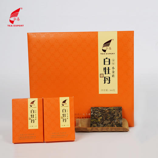 五年陈白牡丹小金砖360g礼盒装 商品图1