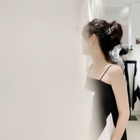 ETHOR | Black & White Long Dress [细肩带连衣裙]