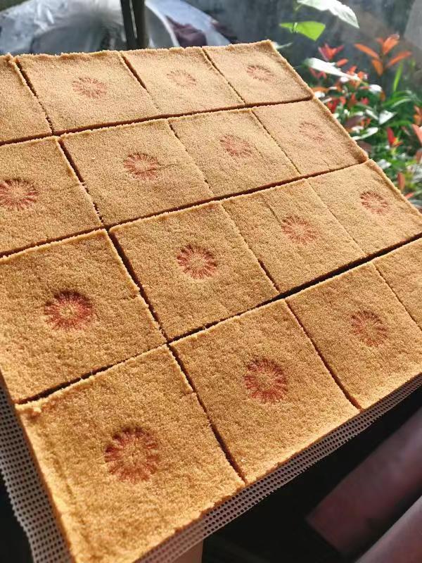 尺糕蒸糕 嘉兴传统私房糕 传统工艺黑芝麻馅小方糕每日现做 数量有限