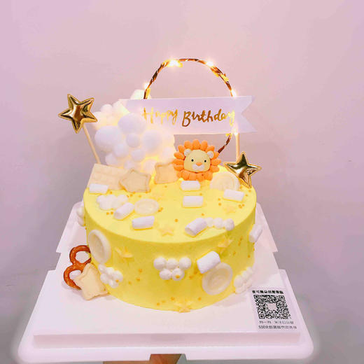 【可爱小狮子】狮子座蛋糕卡通蛋糕动物奶油水果夹心蛋糕