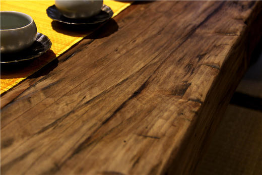 【工坊制造】老茶鬼·原木老房料干泡茶台 商品图10