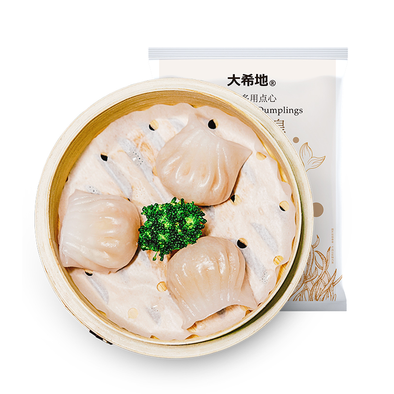 【大希地】水晶虾饺皇300g*5袋港式茶点（300g如缺货换100g*3袋）