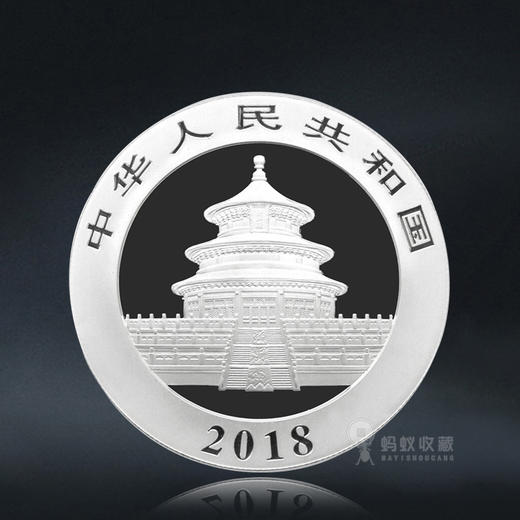 2018熊猫银币30克 商品图1