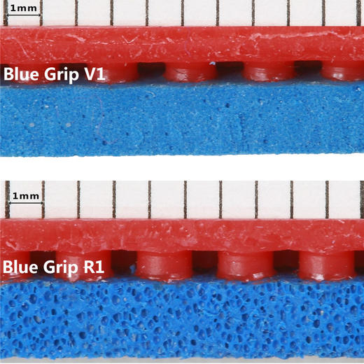 DONIC多尼克  Blue grip V1 R1 蓝色紧握 乒乓反胶套胶 国球汇 商品图3