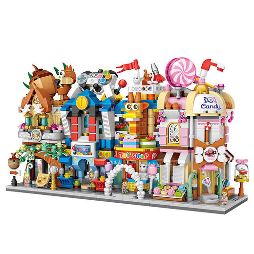 LOZ 街景系列  俐智小颗粒积木迷你街景mini拼装插玩具 儿童益智男女孩子成人 商品图2