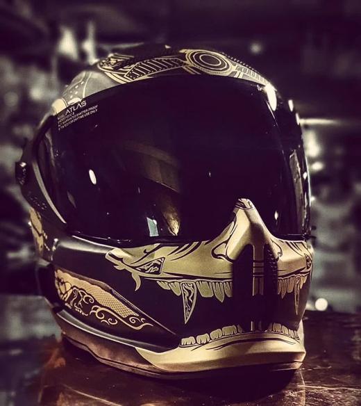 Ruroc Atlas Ronin 罗宁 全球限量Atlas碳纤维摩托车头盔全盔 重1450克左右 商品图2