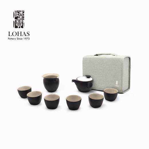 【LOHAS陆宝 定窑龙纹茶组】茶具礼盒套装 茶礼陶瓷茶具送礼自用高端功夫茶具套组当代人文美学茶壶茶杯茶盘功夫套组便携装配布袋旅行茶具【台湾陆宝】 商品图5