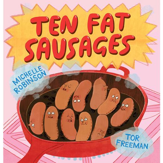 【中商原版】十根肥肠 英文原版 Ten Fat Sausages 趣味故事绘本 3-6岁 商品图0