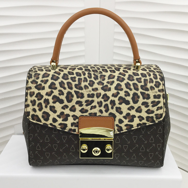 原价698特卖价119apples女包豹纹撞色单肩斜挎手提包aa1430913bou