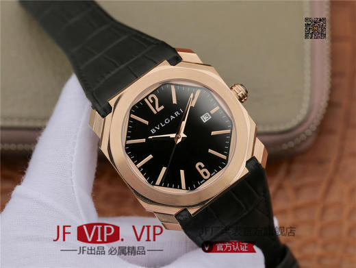 JL宝格丽OCTO系列腕表，男士腕表，自动机械机芯，皮表带，透底 商品图1