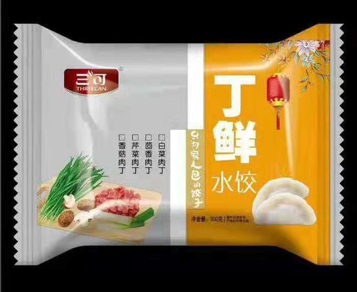 【百汇到家】三可丁鲜大葱/茴香/韭菜肉/素水饺500,g 商品图0