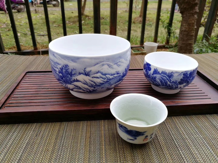 景德镇三大名窑之一 茶器段王爷的九段烧作品 买一件少一件