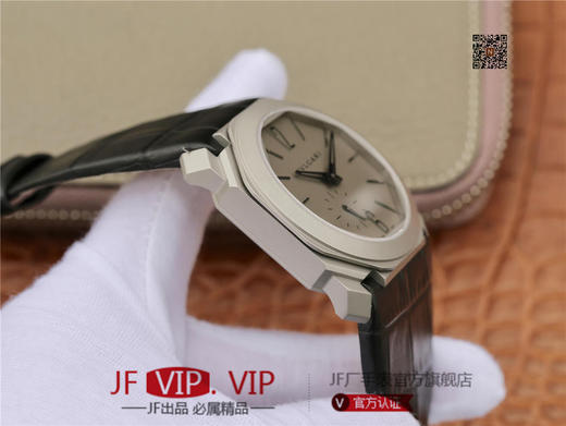 JL宝格丽OCTO系列腕表，男士腕表，自动机械机芯，皮表带，透底 商品图4