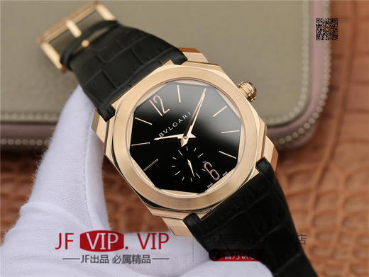 JL宝格丽OCTO系列腕表，男士腕表，自动机械机芯，皮表带，透底 商品图1