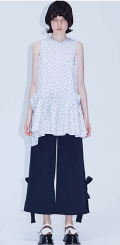 SHUSHU/TONG ruffle top ss2017to06