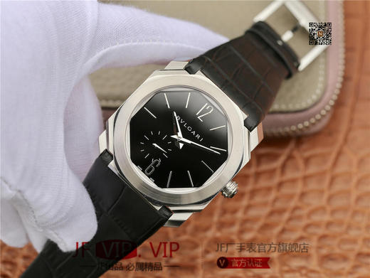 JL宝格丽OCTO系列腕表，男士腕表，自动机械机芯，皮表带，透底 商品图2