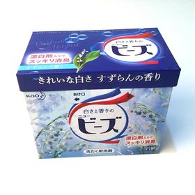 日本花王/洗衣粉  玲兰花香蓝盒800g